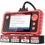 LAUNCH CRP123 V2.0 Plus Elite[2024 New Model] All System Scan Tool with 3 Reset Oil Service/Throttle Relearn/SAS Reset,OBD2 Scanner Diagnostic Tool