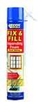 Everbuild Fix and Fill Quick Setting Expanding Foam, 750 ml, Beige