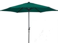 Garden Haven Garden Patio Parasol Umbrella with Crank and Tilt (Green)