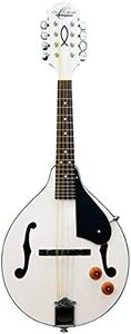 Oscar Schmidt OM10EWH-A Bluegrass Mandolin with Pre Amp, White
