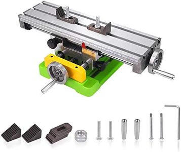 MYSWEETY MultifunctionWorktable Milling Working Cross Table Milling Machine Compound Drilling Slide Table For Bench Drill Adjustme X-Y (6350 SIZE)