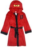 LEGO Ninjago Little/Big Boys Costume Plush Robe, Kai Red New, 4-5