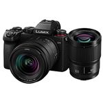 Panasonic LUMIX S5 Full Frame Mirrorless Camera, 4K 60P Video Recording with S 20-60mm F3.5-5.6 Lens Kit (DC-S5KK) + S 85mm F1.8 L Mount Interchangeable Lens (S-S85) Black
