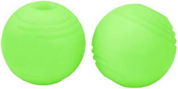 Chew King Glowing Fetch Ball, Dog Ball Toys, 3 Inch (Pack of 2), Fits Ball Launcher