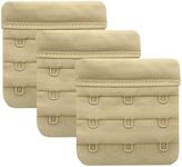 Women's Bra Extenders 3 Hook, Soft 