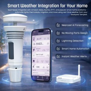 Tempest Wireless Weather System – All-in-One Home Weather Station