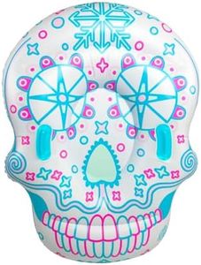 BigMouth Inc. Sugar Skull Snow Tube, Inflatable Sled for Kids and Adults