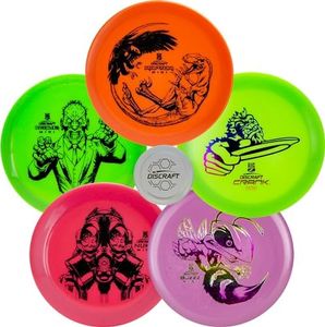 Discraft Mini Big Z Disc Golf Set | Five Mini Discs | Made for Fun, Marking, and Collecting