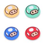 TIKOdirect Cute Thumb Grip Caps Compatible with Switch Joy-con/Switch OLED/Switch Lite, Kawaii Joystick Cap Grip 4PCS Soft Silicone Protective Ergonomic Button Cover, Red