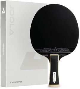 JOOLA Table Tennis Bats, White Infinity Z Carbon,Professional Ping Pong Racket