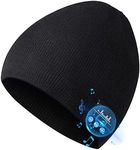 EverPlus Bluetooth Beanie Mens,Women Gifts,Bluetooth Hat,Headphones Beanie Black