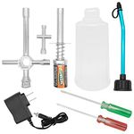 OGRC Nitro Starter Glow Plug Igniter Charger Tools Fuel Bottle Combo for Traxxas Redcat HSP Nitro Powered 1/8 1/10 RC Car