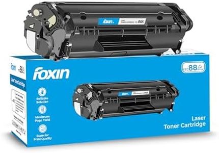 Foxin FTC 88A/CC388A Black Laser Toner Cartridge Compatible for HP Laserjet Printer M1136, MFP, P1007, P1106, P1108, P1008, M1213nf, MFP, M126nw MFP, M1218nfs, M128fw MFP, M128fn , MFP, M226DW, M226DN