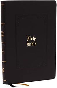 KJV Holy Bible: Large Print with 53,000 Center-Column Cross References, Black Leathersoft, Red Letter, Comfort Print: King James Version