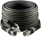 FITT FORCE 30m, Water Hose for Garden Irrigation, Light, Resistant and Compact, for intensive Use, with Nozzle, colour Grey-Lime, -43% CO2e