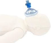 Infant Size CPR Training Masks, MCRTM-I PVC Training CPR Pocket Resuscitator Face Masks and Valves, Infant (Pack of 10)