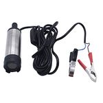 Diesel Fuel Pump DC 12V 38mm Transfer Pump Water Oil Fluid Submersible Pump Stainless Body