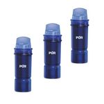 PUR Water Pitcher & Dispenser Replacement Filter 3-Pack, Genuine PUR Filter, 3-in-1 Powerful Filtration for More Chemical & Physical Substance Reduction, 6-Month Value, Blue (CRF950Z3)