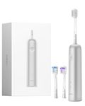 Laifen Wave Electric Toothbrush, Oscillation & Vibration Sonic Electric Toothbrush for Adults with 3 Brush Heads, IPX7 Waterproof Magnetic Rechargeable Travel Powered Toothbrush (Aluminum Alloy)