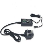 WiCareYo Power Supply Charger for PSP, Power AC Adapter Charger with Cable Winder UK Power Cable for PSP 1000 2000 3000