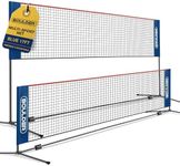 Boulder Volleyball Net with Poles -