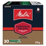 Melitta European Deluxe Medium Dark Roast K-Cup Pods- 30 Ct, European Deluxe, 315 Grams