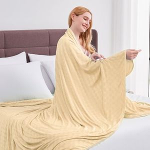 Topcee Cooling Blanket, Summer Cooling Blankets for Hot Sleepers, Arc-Chill Q-Max>0.5 Cool Fiber, Oeko-TEX 100% Certified, Soft, Breathable, Double-Side Bed Throw,Keep Cool for Adults Kids 90"x90"