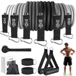 Zacro Resistance Bands Set - 6 Exercise Bands 270 LBS with Handles for Men Women, Fitness Bands with Door Anchor, Ankle Straps, Storage Bag for Heavy Resistance Training, Shape Body, Workout