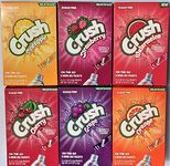 On the Go Crush Variety Pack - 6 boxes total - 1 box each flavor: Cherry - Grape - Pineapple - Strawberry - Watermelon - Orange