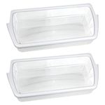 [2 PACK]W10321304 Refrigerator Door Shelf Replacement Compatible with Whirlpool Fridge Door Bin WRS325FDAM01, WRS325FDAM02, WRS325FDAM04, ED5FVGXWS07 - Replace WPW10321304,AP6019471, 2179574, 2179575