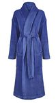 Champion Ladies AVA Warm Fleece Nightwear Dressing Gown Robe Blue 8-10