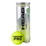 HEAD Padel Pro Ball Can (Pack of 3, 1 Can)