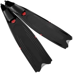 Summer Sports Freediving Long Paddle Fins Suitable for Diving Snorkelling and Water Sports Scuba Diving(Black,41-42)