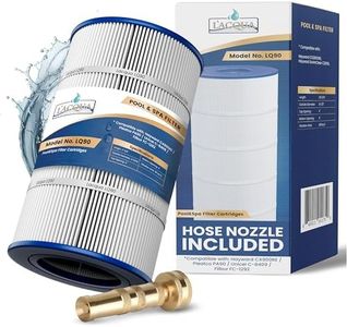 LACQUA Pool Filter Cartridge LQ90 90 SqF Replaces Hayward C900, CX900-RE, PA90 / B6-M, Unicel C-8409, FC-1292, Sta Rite Posi Clear PXC95, Ultral-B6. Hose Nozzle Included