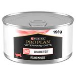 PRO PLAN VETERINARY DIETS DM Diabetes Management Wet Cat Food 195g, Pack of 24