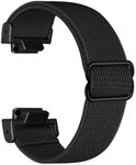 Abanen Elastic Nylon Watch Bands for Casio gshock DW-5600/8900, Stretchy Strap with with Lightweight Plastic Connector for Casio GA-100/GW-B5600/GB-5600 /GW-6900 (Black)