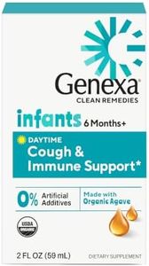Genexa Baby Cough & Immune Support, Made Clean for Infants 6-12 Mo, 2 fl oz