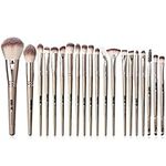 Makeup Brushes 20PCS Premium Champagne Gold Makeup Brush Set Professional Synthetic Make up Brush Set for Foundation Blending Face Powder Blush Concealers Eye Cosmetics