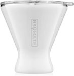 BrüMate MargTini 10oz Martini Margarita Tumbler - Made With Vacuum-Insulated Stainless Steel (Ice White)