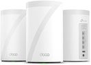 TP-Link Deco 7 Pro BE63 Tri-Band WiFi 7 BE10000 Whole Home Mesh System - 6-Stream 10 Gbps, 4x2.5G Ports Wired Backhaul, 4X Smart Internal Antennas, VPN, HomeShield, Free Expert Support (3-Pack)