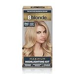 Bblonde Highlighting Kit, Permanent Lightener, Permanent Blonde Bleach Hair Dye, Professional Results, With Avocado Oil, Lifts 8-9 levels – Blonding Kit No 2