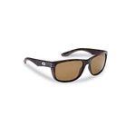 Flying Fisherman Double Header Classic Polarized Sunglasses, Matte Tortoise Frames/Amber Lenses, Medium