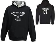 Personalised adult Potter hoodie ravenclaw