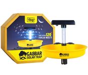 Chipku Gabbar Mini Solar Insect Killer 2-in-1 | Day Lure + Night UV Light Fly Trap | Bug Zapper for Farm, Agriculture & Garden | Chemical-Free Pest Control | 1 Year Warranty