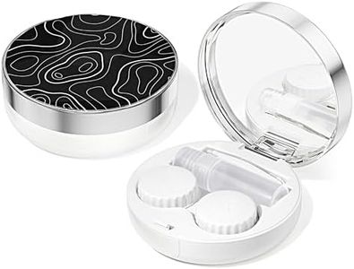 Contact Lens Case/Contact Case, Travel Contact Lens Case Cute Contact Case and Solution Perfect for Daily Travel Outdoor
