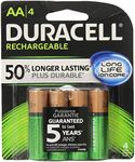 Duracell Rechargeable AA Batteries 