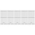 57568 Grill Grates Replacement Parts for Bull 57569 Brahma and Angus 5 Burner BBQ Grill Grates Lion Premium 40-Inch Built-in Gas Grills L90000 90000 Grates Stainless Steel 16517 Cooking Grate Grids