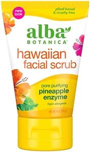 Alba Botanica Hawaiian, Pineapple Enzyme Facial Scrub, 4 Ounce