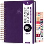 Clever Fox Budget Planner & Monthly Bill Organizer with Pockets. Expense Tracker Notebook, Budgeting Journal and Financial Planner Budget Book to Control Your Money. Large Size – Purple