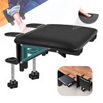 Giecy Arm Rest for Desk Extender,Ergonomic Foldable Computer Arm Rest Support Elbow Rest Pad Table Extension for Home and Office